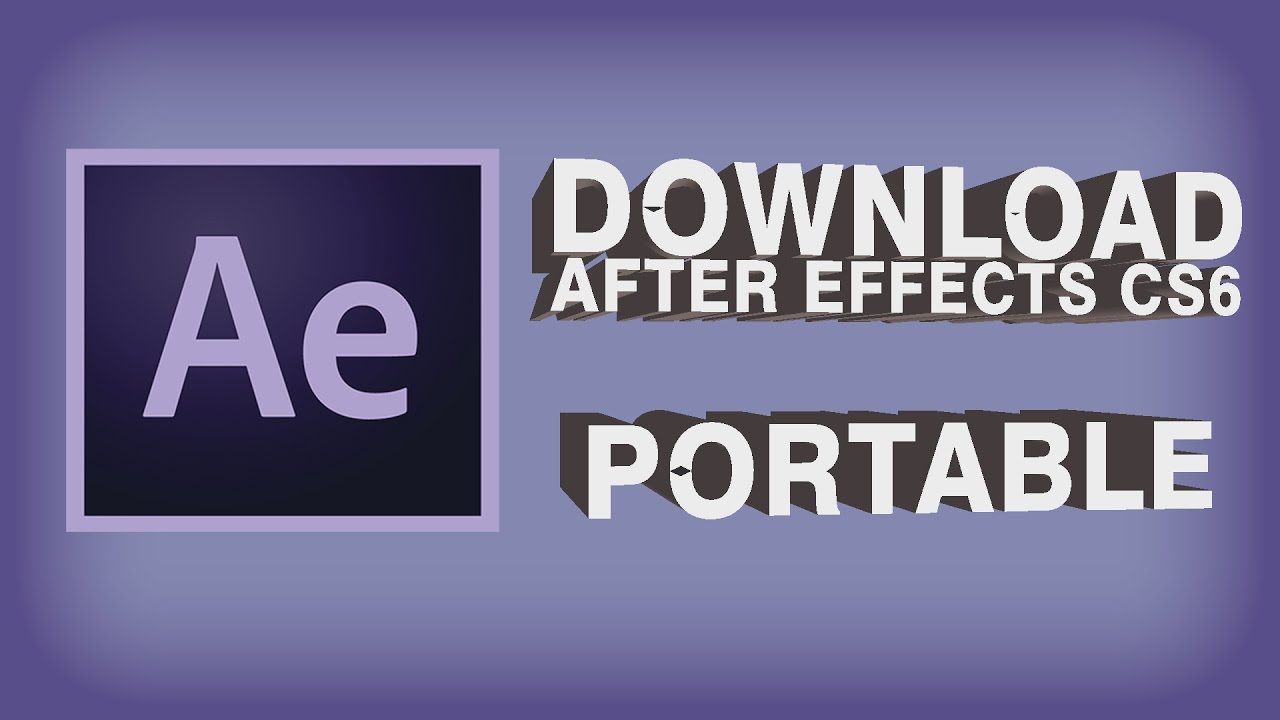 free download after effect cs5 portable